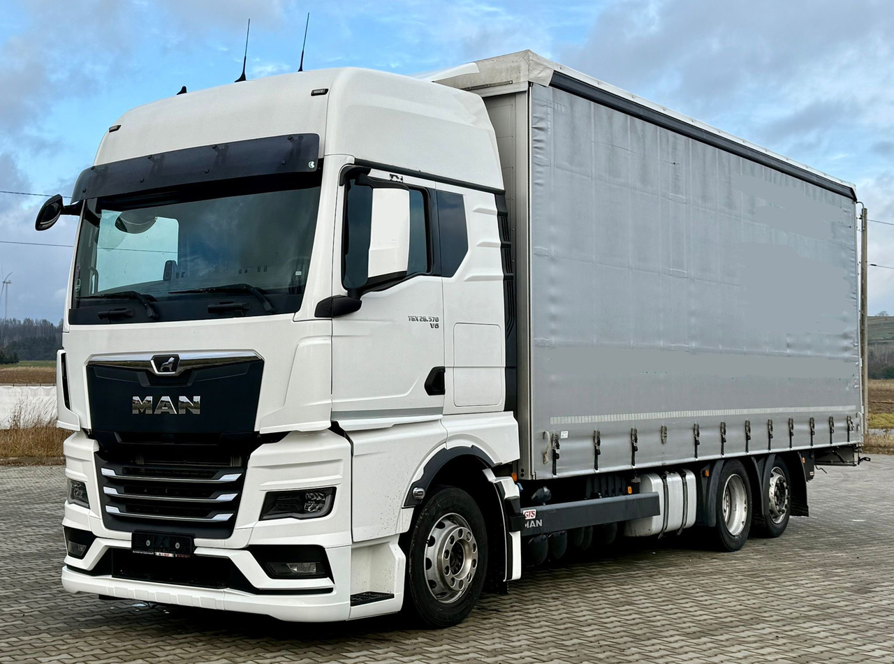 MAN TGX 26.470 / FIRANKA / 19 EUROPALET / XXL / NISKI PRZEBIEG / NOWY MODEL / 6X2 - Lastbil med presenning: billede 2 MAN TGX 26.470 / FIRANKA / 19 EUROPALET / XXL / NISKI PRZEBIEG / NOWY MODEL / 6X2 - Lastbil med presenning: billede 2