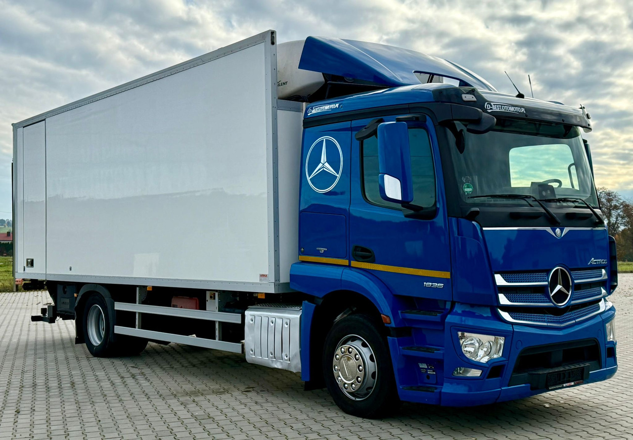 MERCEDES-BENZ ACTROS 1836 / CHŁODNIA / WINDA / 18 PALET / SILNIK 10677 cm3 / CARRIER / SYPIALKA / AUTOMAT / 2018 ROK - Kølevogn lastbil: billede 1 MERCEDES-BENZ ACTROS 1836 / CHŁODNIA / WINDA / 18 PALET / SILNIK 10677 cm3 / CARRIER / SYPIALKA / AUTOMAT / 2018 ROK - Kølevogn lastbil: billede 1