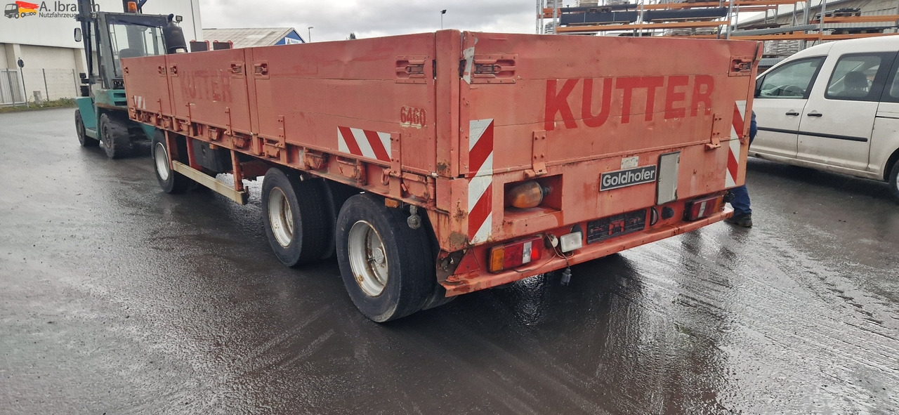 Nedbygget platform påhængsvogn til transportering tungemaskiner Goldhofer TP-L3-24/80 Bordwände, verbreiterbar, Zustand 3-4: billede 9 Nedbygget platform påhængsvogn til transportering tungemaskiner Goldhofer TP-L3-24/80 Bordwände, verbreiterbar, Zustand 3-4: billede 9