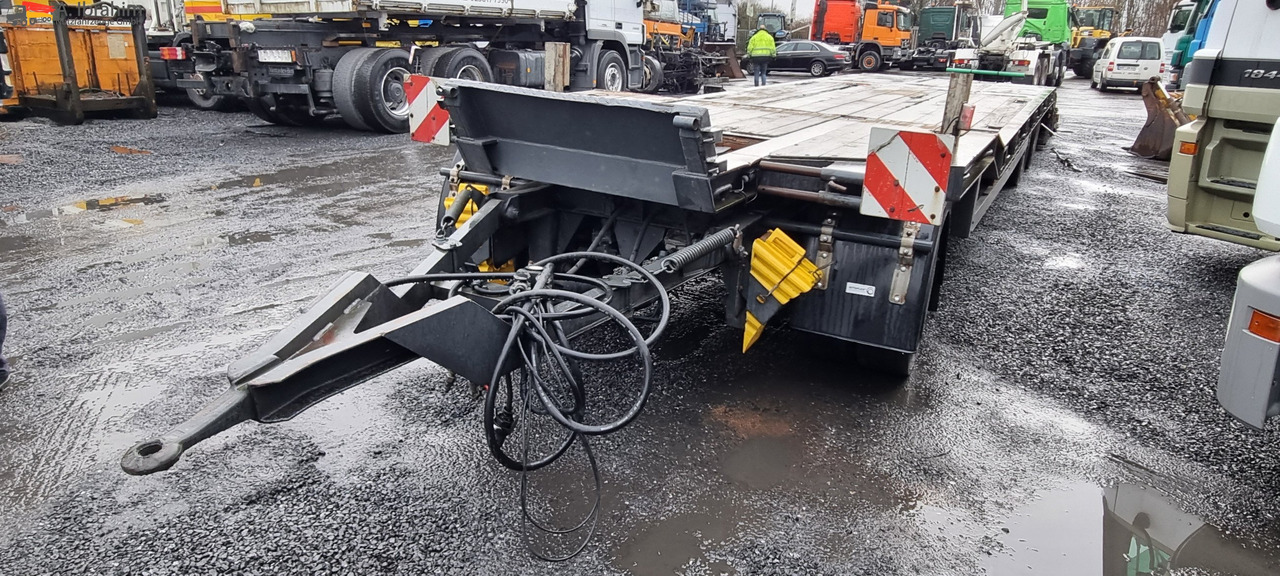 Nedbygget platform påhængsvogn Goldhofer TU-L 3-24/80  Tieflader 10.00 m Ladefläche: billede 9