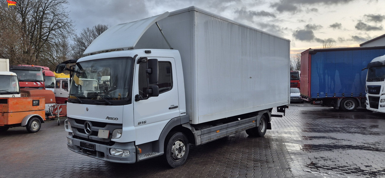 Mercedes-Benz 816L LBW, Blatt gefedert - Varebil med kasse: billede 1 Mercedes-Benz 816L LBW, Blatt gefedert - Varebil med kasse: billede 1