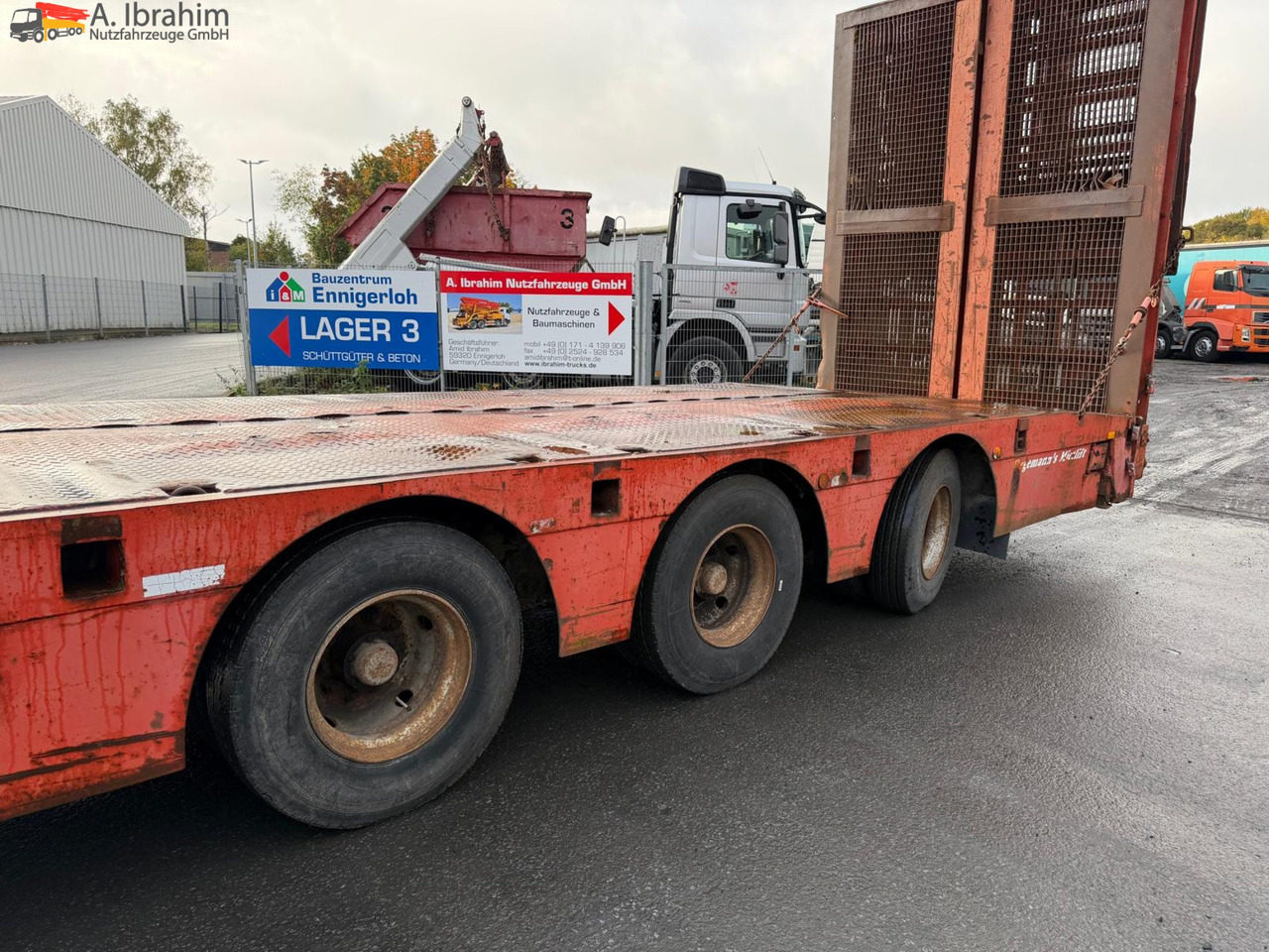 Nooteboom OSD-48-03 V/L ausziehbar | 1 x Lenkachse | Rampen - Nedbygget platform sættevogn: billede 3 Nooteboom OSD-48-03 V/L ausziehbar | 1 x Lenkachse | Rampen - Nedbygget platform sættevogn: billede 3