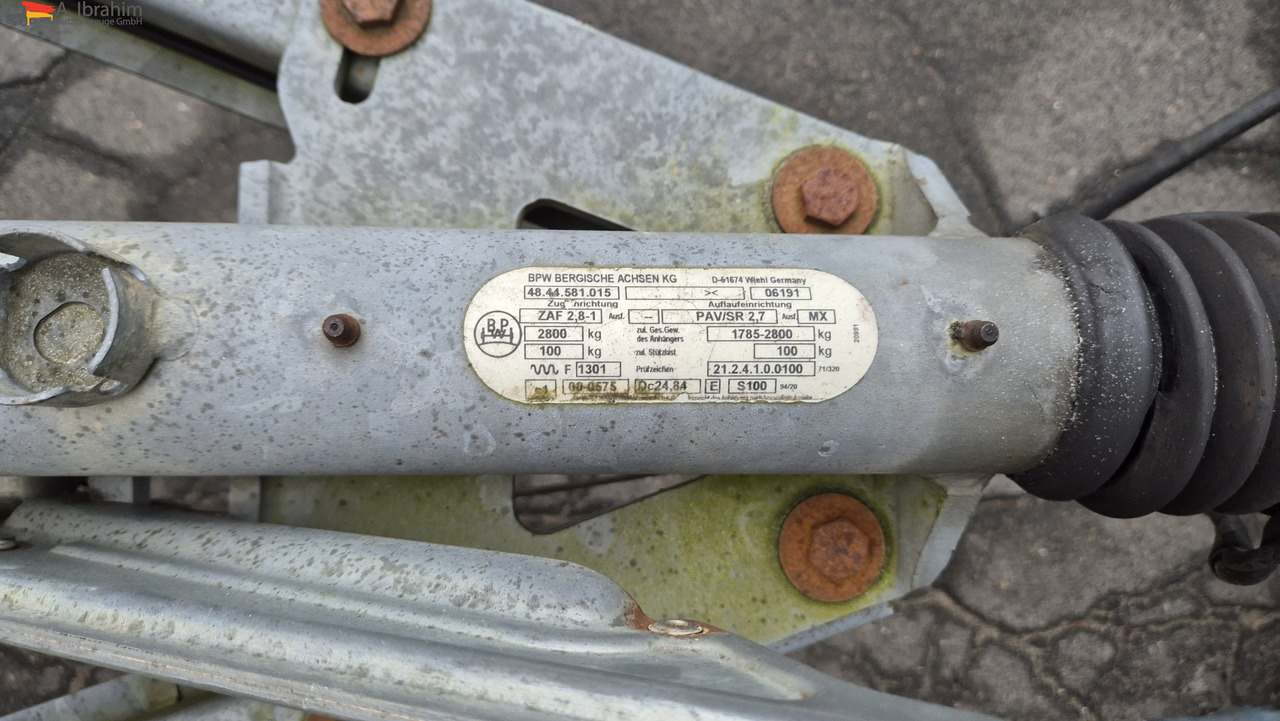 Wagenbouw Hapert K2700 Deichsel verstellbar - Varevogn påhængsvogn: billede 2 Wagenbouw Hapert K2700 Deichsel verstellbar - Varevogn påhængsvogn: billede 2