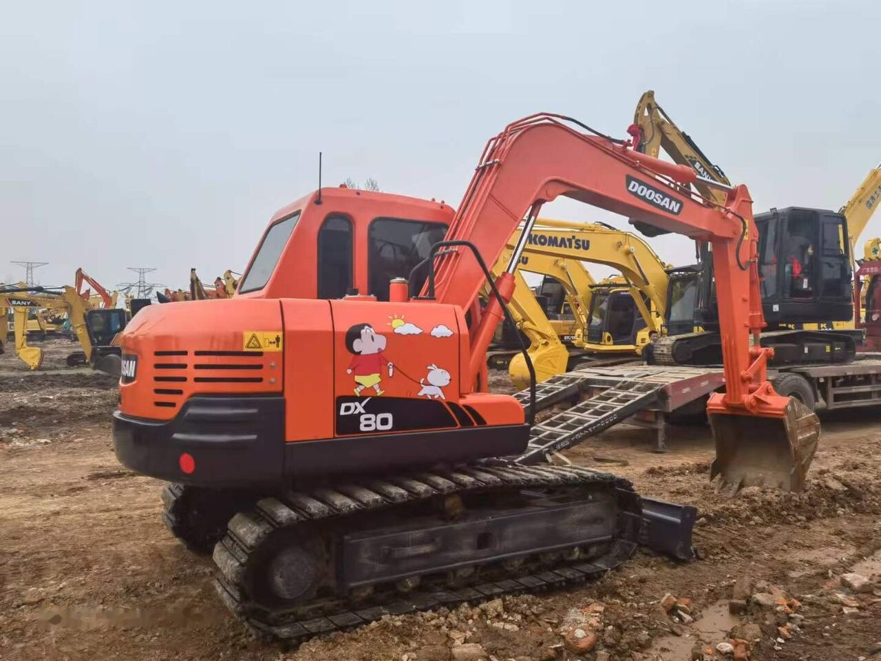 Doosan DX80 - Bæltegravemaskine: billede 3 Doosan DX80 - Bæltegravemaskine: billede 3