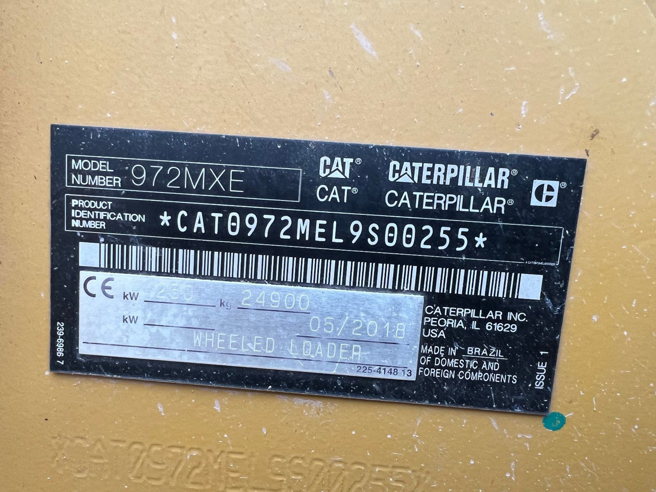 CAT 972 MXE - Gummihjulslæsser: billede 5 CAT 972 MXE - Gummihjulslæsser: billede 5