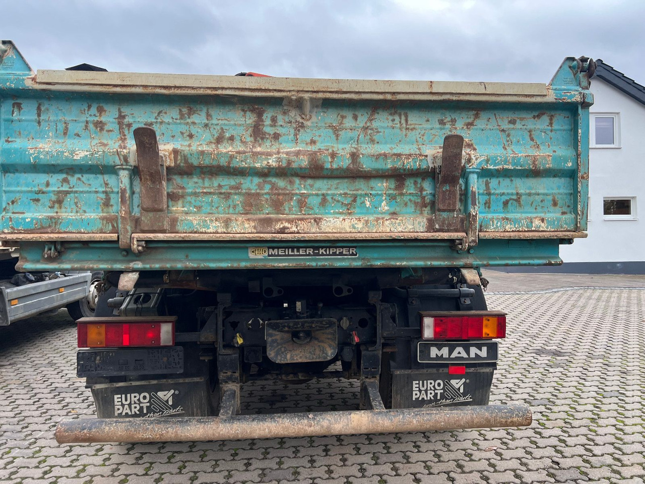 Tipvogn lastbil, Lastbil med kran MAN 18.250 Palfinger 11502: billede 9 Tipvogn lastbil, Lastbil med kran MAN 18.250 Palfinger 11502: billede 9