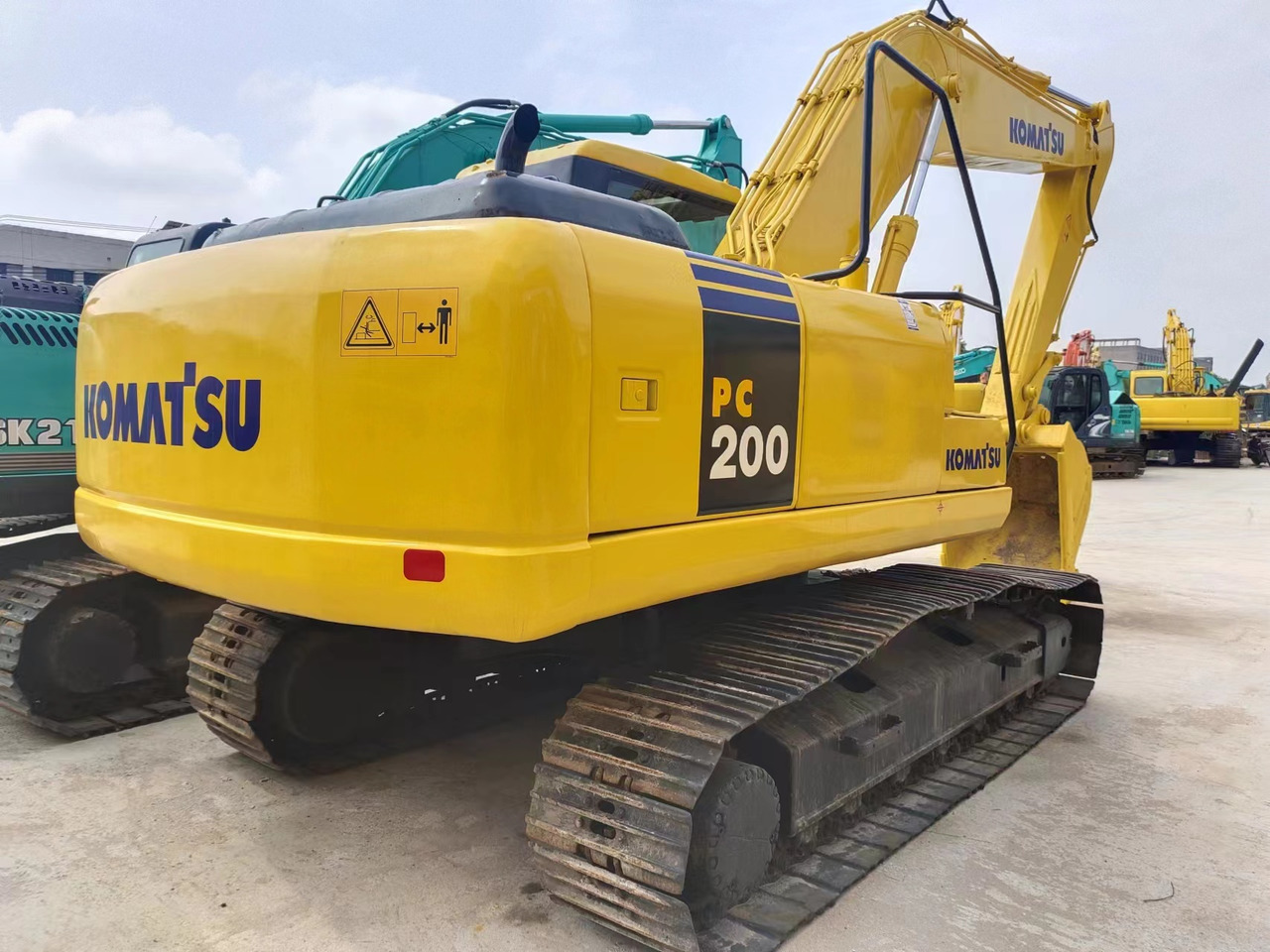 KOMATSU PC200-7 - Bæltegravemaskine: billede 2 KOMATSU PC200-7 - Bæltegravemaskine: billede 2