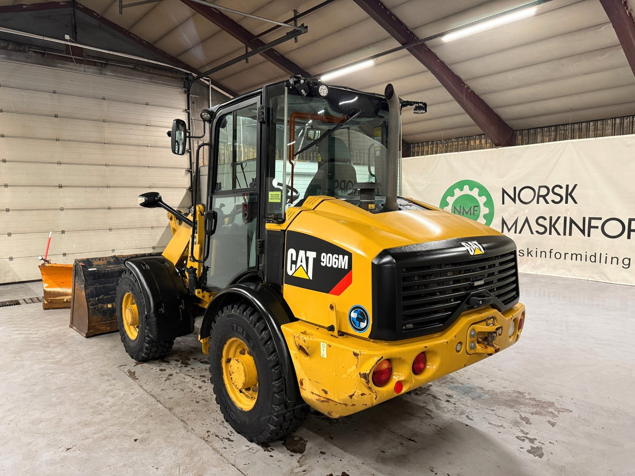 Cat 906M High Flow, 40 km/t med skuff og plog # TIL LEIE# - Gummihjulslæsser: billede 3 Cat 906M High Flow, 40 km/t med skuff og plog # TIL LEIE# - Gummihjulslæsser: billede 3