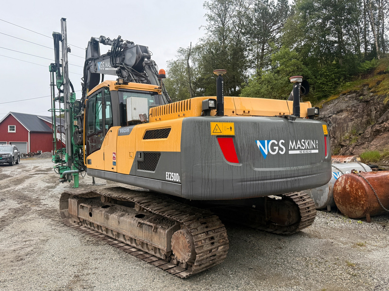 Volvo EC250DL med Montabert tårn - Bæltegravemaskine: billede 4 Volvo EC250DL med Montabert tårn - Bæltegravemaskine: billede 4