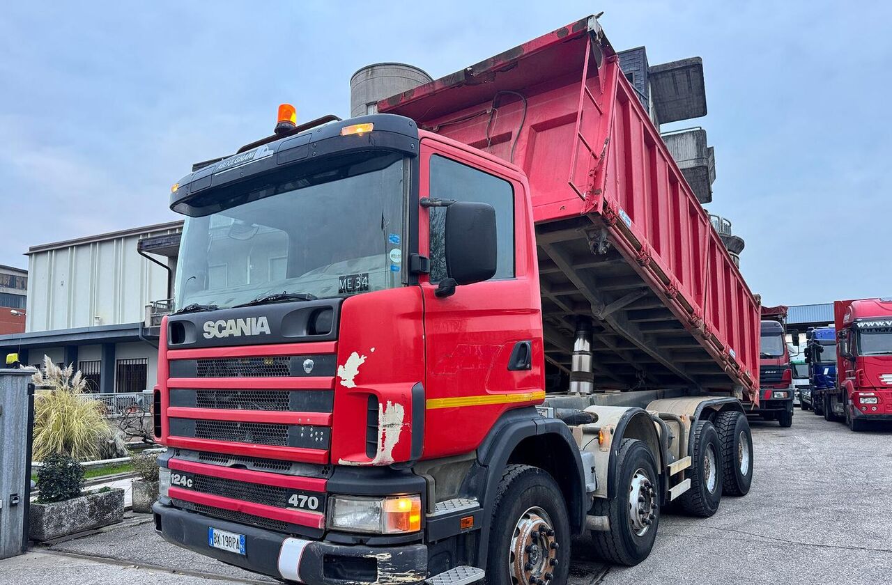 Scania R124/470 Ribaltabile 8X4 - Tipvogn lastbil: billede 2 Scania R124/470 Ribaltabile 8X4 - Tipvogn lastbil: billede 2