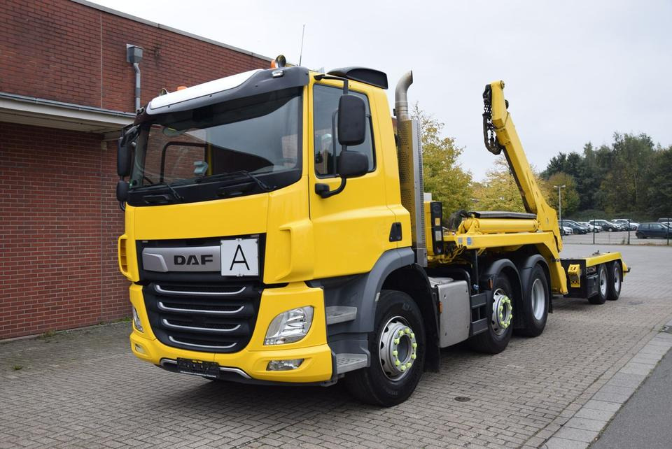 DAF CF 450 Meiller Absetzkip. Vorlauf. Lenk Funk - Liftdumper lastbil: billede 1 DAF CF 450 Meiller Absetzkip. Vorlauf. Lenk Funk - Liftdumper lastbil: billede 1