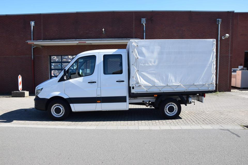 Mercedes-Benz Sprinter 314 CDI Pri Plane Doka 7-Sitze Klima - Varebil med presenning, Mandskabsbil: billede 3 Mercedes-Benz Sprinter 314 CDI Pri Plane Doka 7-Sitze Klima - Varebil med presenning, Mandskabsbil: billede 3