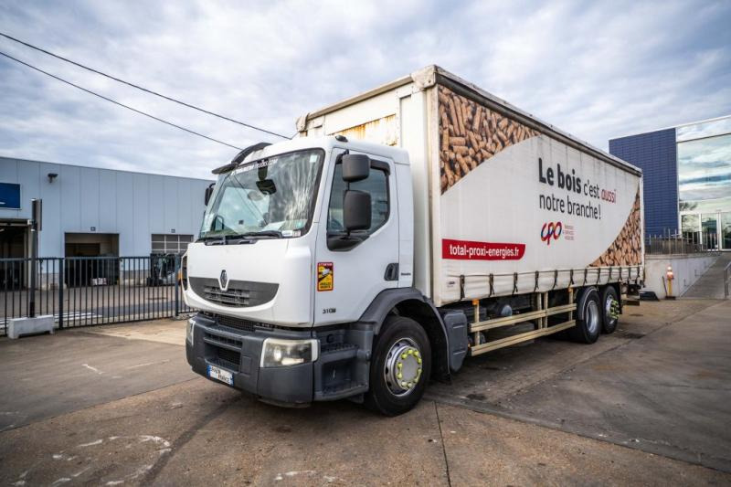 Renault PREMIUM 310 6X2 + Palfinger 2.5T - Lastbil med presenning: billede 1 Renault PREMIUM 310 6X2 + Palfinger 2.5T - Lastbil med presenning: billede 1
