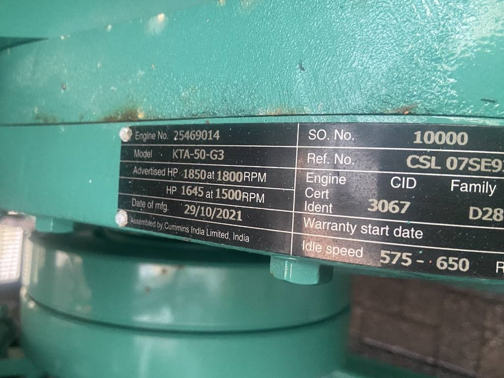 Cummins C1400D5 - 1.400 kVA Generator - DPX-18532-O - Strømgenerator: billede 4 Cummins C1400D5 - 1.400 kVA Generator - DPX-18532-O - Strømgenerator: billede 4