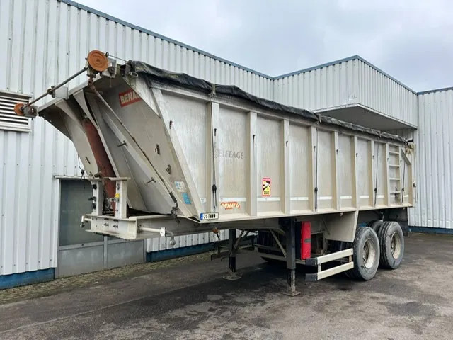 Benalu 2 Axle , 8 Tyres , Alu Tipper , Spring Suspension , Drum Brakes - Tipvogn sættevogn: billede 1 Benalu 2 Axle , 8 Tyres , Alu Tipper , Spring Suspension , Drum Brakes - Tipvogn sættevogn: billede 1
