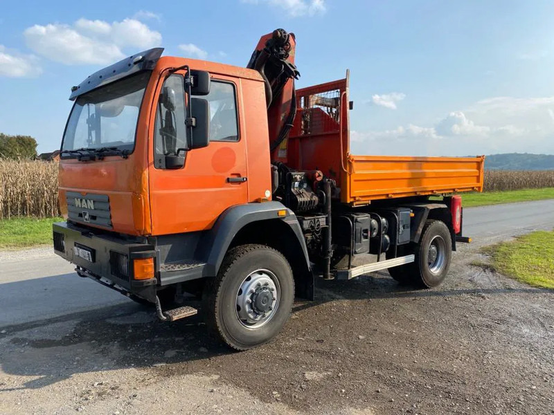 MAN LE 18-280 , 4X4 , Tipper , Palfinger PK 9501 - Tipvogn lastbil, Lastbil med kran: billede 3 MAN LE 18-280 , 4X4 , Tipper , Palfinger PK 9501 - Tipvogn lastbil, Lastbil med kran: billede 3