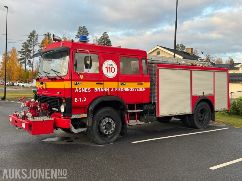 1983 Volvo F 720 brannbil registrert som motorredskap - Brandbil: billede 1 1983 Volvo F 720 brannbil registrert som motorredskap - Brandbil: billede 1