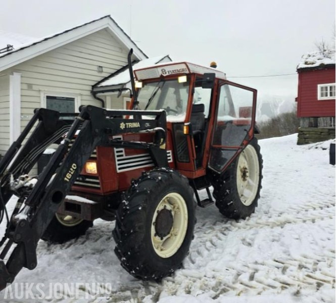 1986 Fiat 80-90 MVA FRI TRAKTOR MED FRONSKUFFE OG TRIMA FRONTLASTER - Traktor: billede 1 1986 Fiat 80-90 MVA FRI TRAKTOR MED FRONSKUFFE OG TRIMA FRONTLASTER - Traktor: billede 1