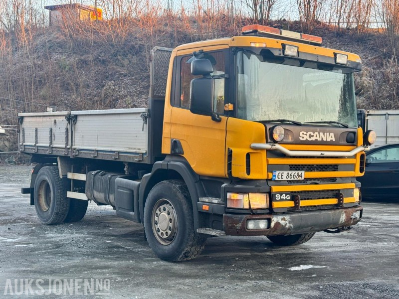 1998 Scania P-serie - 4x2 - Tippbil - Eu-godkjent til 08/26 - Km: 335523 - Tipvogn lastbil: billede 3 1998 Scania P-serie - 4x2 - Tippbil - Eu-godkjent til 08/26 - Km: 335523 - Tipvogn lastbil: billede 3