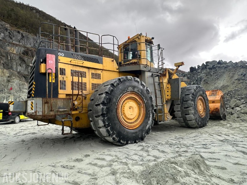 2003 Komatsu WA800-3 Hjullaster med 11 m3 skuffe - Spakstyring- Sertifisert til mai 2026 - Gummihjulslæsser: billede 5 2003 Komatsu WA800-3 Hjullaster med 11 m3 skuffe - Spakstyring- Sertifisert til mai 2026 - Gummihjulslæsser: billede 5
