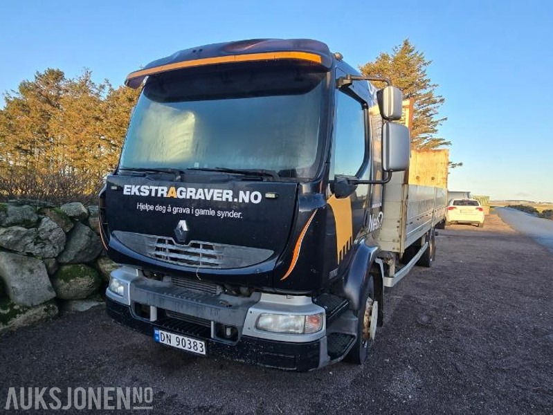2006 Renault MIDLIUM lastebil med plan - Brandbil: billede 1 2006 Renault MIDLIUM lastebil med plan - Brandbil: billede 1