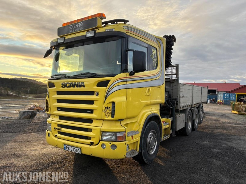 2006 Scania R-serie 8x4 tipp, kran - Lastbil med kran: billede 1 2006 Scania R-serie 8x4 tipp, kran - Lastbil med kran: billede 1