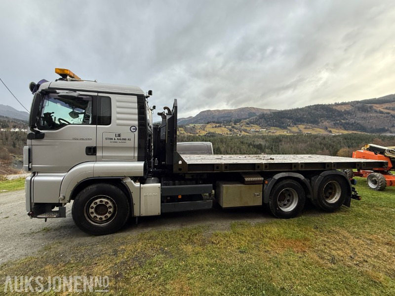 2010 MAN TGS 28.540 krokbil / krokløftbil - maskinflak + krokkasse - Lastbil kroghejs: billede 2 2010 MAN TGS 28.540 krokbil / krokløftbil - maskinflak + krokkasse - Lastbil kroghejs: billede 2