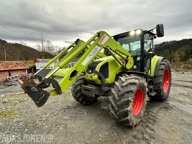 2011 Claas Arion 430 med FL100 frontlaster – 133 hk, nye dekk, kamera og hydraulisk redskapslås, 3755 timer - Traktor: billede 1 2011 Claas Arion 430 med FL100 frontlaster – 133 hk, nye dekk, kamera og hydraulisk redskapslås, 3755 timer - Traktor: billede 1