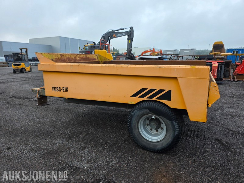 2012 Foss-eik dumperhenger hydraulisk med baklem - Tillatt totaltvekt 10400 kg - Bygningsudstyr: billede 3 2012 Foss-eik dumperhenger hydraulisk med baklem - Tillatt totaltvekt 10400 kg - Bygningsudstyr: billede 3