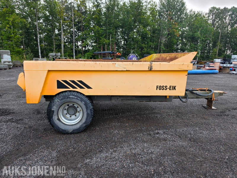 2012 Foss-eik dumperhenger hydraulisk med baklem - Tillatt totaltvekt 10400 kg - Bygningsudstyr: billede 5 2012 Foss-eik dumperhenger hydraulisk med baklem - Tillatt totaltvekt 10400 kg - Bygningsudstyr: billede 5