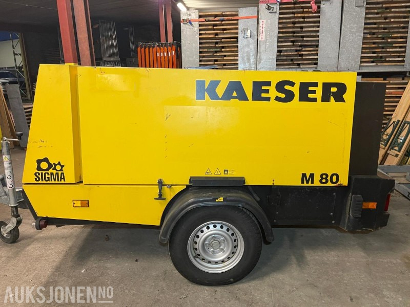 2012 Kaeser M 80 Tilhenger kompressor - Bygningsudstyr: billede 2 2012 Kaeser M 80 Tilhenger kompressor - Bygningsudstyr: billede 2