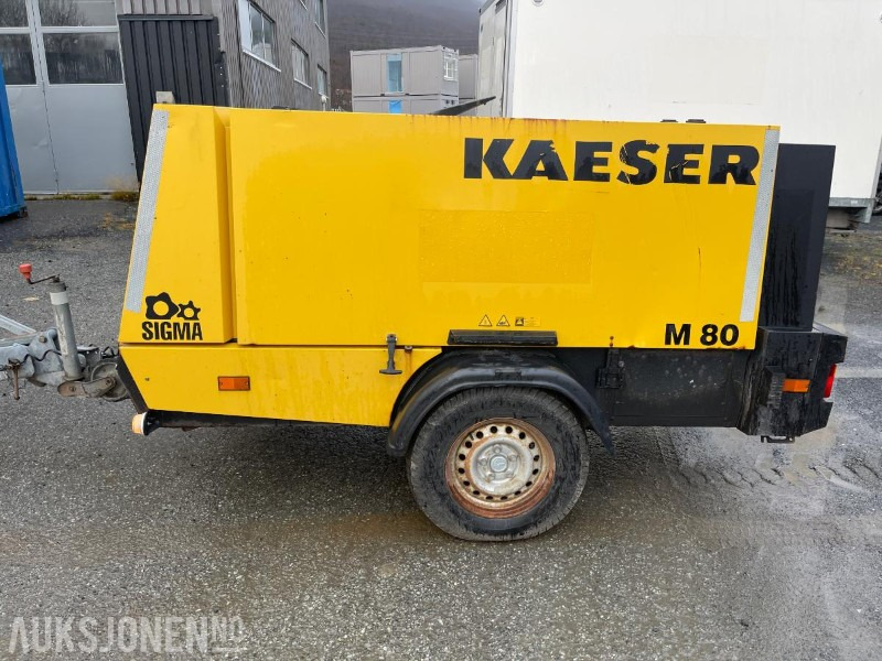 2012 Kaeser M 80 tilhenger kompressor med 2654 timer - Bygningsudstyr: billede 2 2012 Kaeser M 80 tilhenger kompressor med 2654 timer - Bygningsudstyr: billede 2