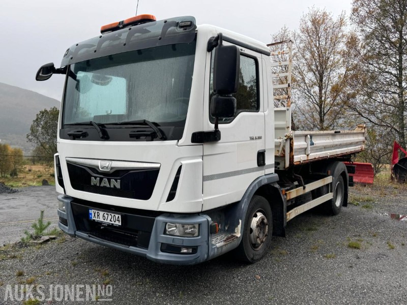 2014 MAN TGL 8.180 Tippbil - Treveis tipp - Euro 6 - Gått 150.000 km - Nylig EU godkjent - Tipvogn lastbil: billede 1 2014 MAN TGL 8.180 Tippbil - Treveis tipp - Euro 6 - Gått 150.000 km - Nylig EU godkjent - Tipvogn lastbil: billede 1