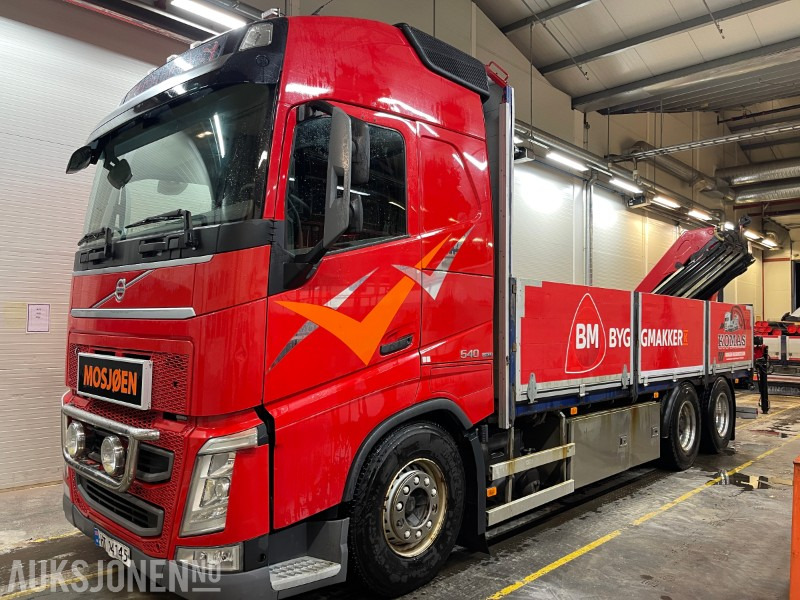 2014 Volvo FH540 6X2 Planbil med HMF 2120 kran, Eu godkjent til 31.05.2026 - Lastbil med kran: billede 2 2014 Volvo FH540 6X2 Planbil med HMF 2120 kran, Eu godkjent til 31.05.2026 - Lastbil med kran: billede 2