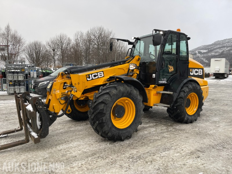 2016 JCB TM 320S 4WD hjullaster med teleskop, to skuffer, pallegafler, og kun 1732 timer - Gummihjulslæsser: billede 2 2016 JCB TM 320S 4WD hjullaster med teleskop, to skuffer, pallegafler, og kun 1732 timer - Gummihjulslæsser: billede 2