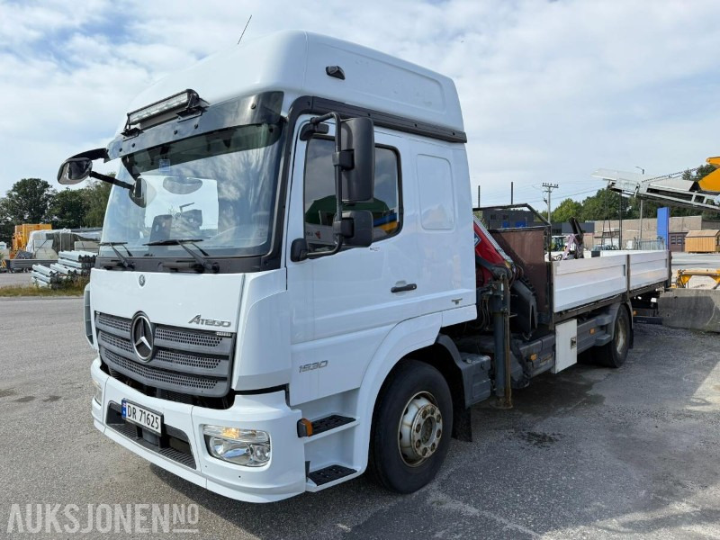 Lastbil med kran 2016 Mercedes-Benz ATEGO 1530L kranbil m/ COPMA 130A.4 kran: billede 1