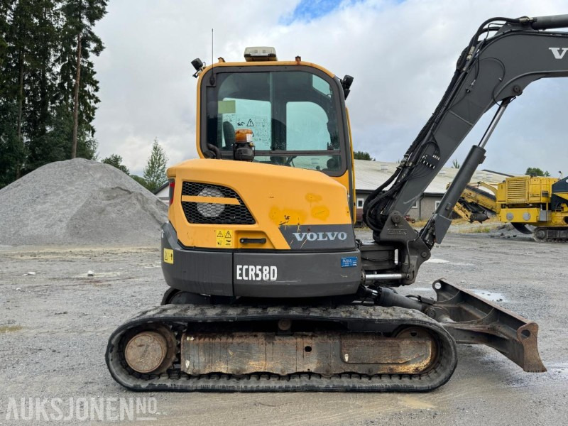 2016 Volvo ecr58d beltegraver 4301t, tiltrotator, pusseskuff,steinskuff - Minigravemaskine: billede 3 2016 Volvo ecr58d beltegraver 4301t, tiltrotator, pusseskuff,steinskuff - Minigravemaskine: billede 3