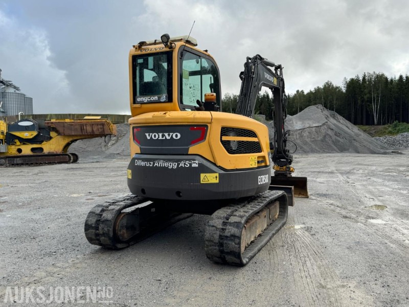 2016 Volvo ecr58d beltegraver 4301t, tiltrotator, pusseskuff,steinskuff - Minigravemaskine: billede 4 2016 Volvo ecr58d beltegraver 4301t, tiltrotator, pusseskuff,steinskuff - Minigravemaskine: billede 4