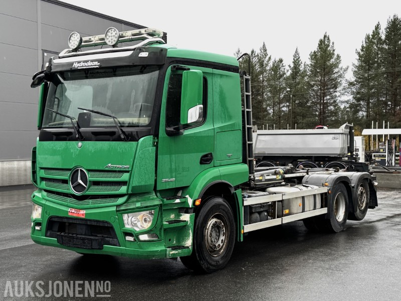 2017 MERCEDES-BENZ ACTROS 2546 6X2 KROKBIL JOAB EURO6 RETARDER VBG KAMERA LUFTFJÆRING - Lastbil kroghejs: billede 1 2017 MERCEDES-BENZ ACTROS 2546 6X2 KROKBIL JOAB EURO6 RETARDER VBG KAMERA LUFTFJÆRING - Lastbil kroghejs: billede 1