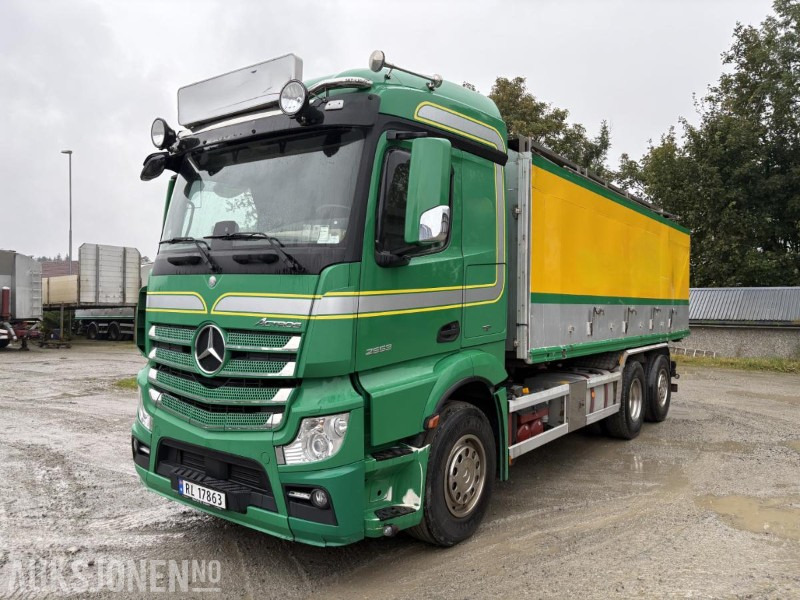 2017 Mercedes-Benz 2553 ACTROS container bil - Lastbil chassis: billede 1 2017 Mercedes-Benz 2553 ACTROS container bil - Lastbil chassis: billede 1