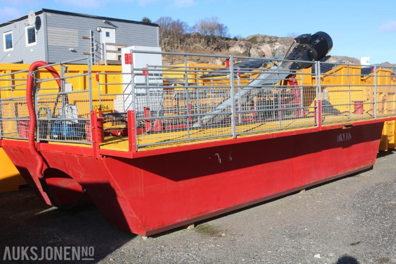 2017 Moi AS flåte med mudder pumpe i god stand. Hoyer el. motor 55 kW. - Bygningsudstyr: billede 3 2017 Moi AS flåte med mudder pumpe i god stand. Hoyer el. motor 55 kW. - Bygningsudstyr: billede 3