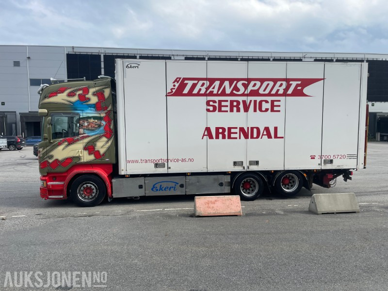 2017 Scania R-580 Ekeriskap m/full sideåpning og 2t bakløfter - Lastbil varevogn: billede 5 2017 Scania R-580 Ekeriskap m/full sideåpning og 2t bakløfter - Lastbil varevogn: billede 5