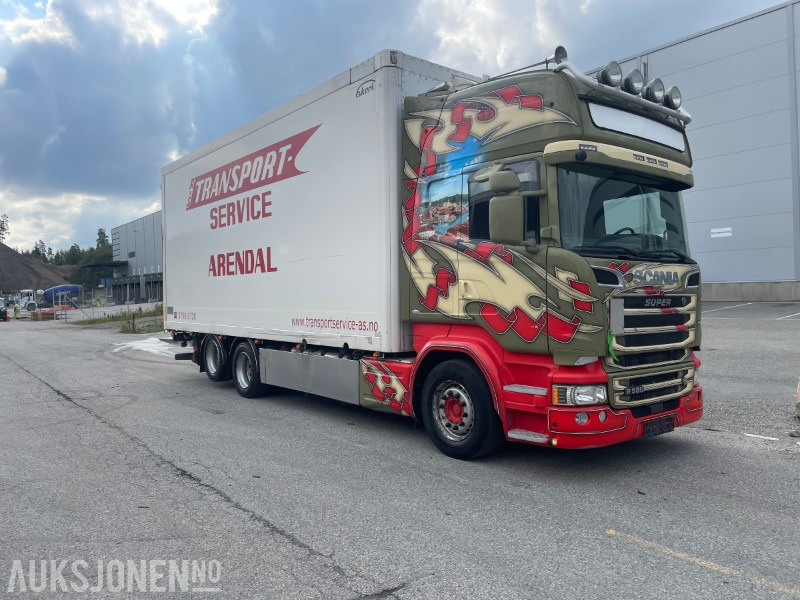 2017 Scania R-580 Ekeriskap m/full sideåpning og 2t bakløfter - Lastbil varevogn: billede 1 2017 Scania R-580 Ekeriskap m/full sideåpning og 2t bakløfter - Lastbil varevogn: billede 1