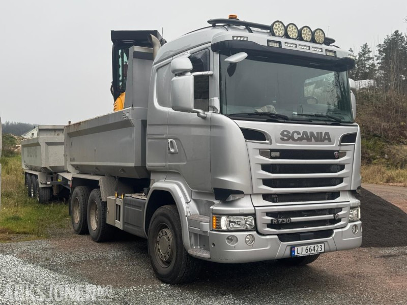 2017 Scania R730 tippbil med Maur trippelkjerre / EURO 6 / 6X4 - Tipvogn lastbil: billede 5 2017 Scania R730 tippbil med Maur trippelkjerre / EURO 6 / 6X4 - Tipvogn lastbil: billede 5