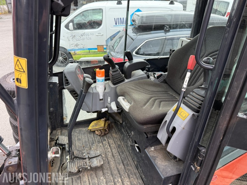 Minigravemaskine 2018 Kubota KX019-4 minigraver m/ Tysse XTREME maskinhenger: billede 15