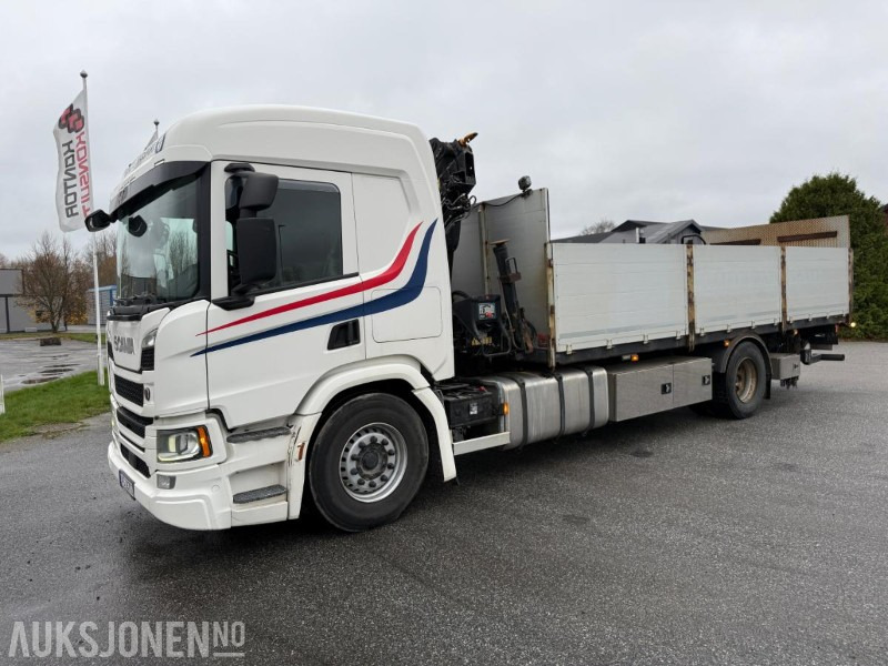 2018 Scania P 320 KRANBIL M/PLAN HIAB XS099 KRAN SERVICEHISTORIKK. - Lastbil med kran: billede 1 2018 Scania P 320 KRANBIL M/PLAN HIAB XS099 KRAN SERVICEHISTORIKK. - Lastbil med kran: billede 1