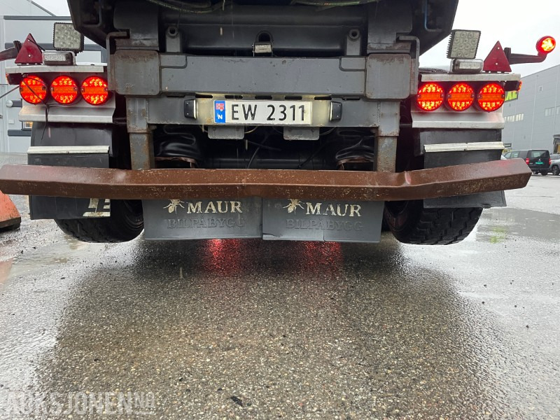 Tipvogn lastbil 2018 Scania R580 6x4 m/2019 Maur tippsemi: billede 14