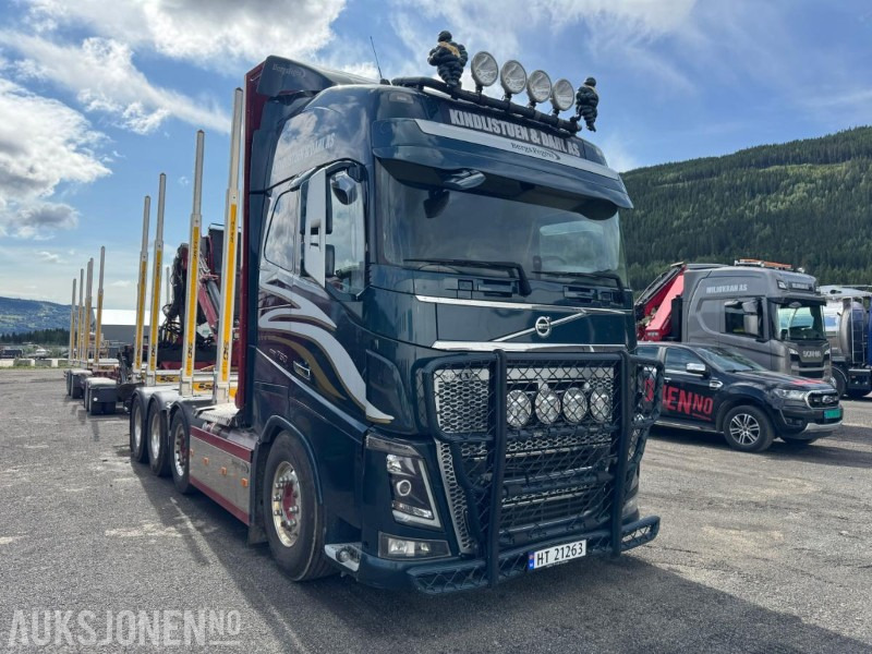 2018 Volvo FH16 8X4 komplett tømmerbil med kran og henger. - Tømmerbil, Lastbil med kran: billede 3 2018 Volvo FH16 8X4 komplett tømmerbil med kran og henger. - Tømmerbil, Lastbil med kran: billede 3