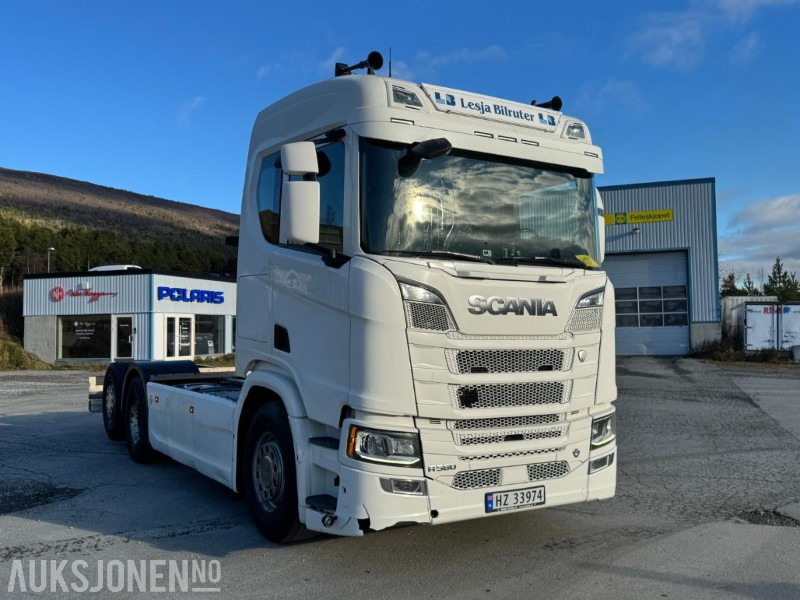 2020 Scania R580 CHASSIS, V8, EURO 6, SVING AKSEL 3, DIESELVARMER, - Lastbil chassis: billede 3 2020 Scania R580 CHASSIS, V8, EURO 6, SVING AKSEL 3, DIESELVARMER, - Lastbil chassis: billede 3