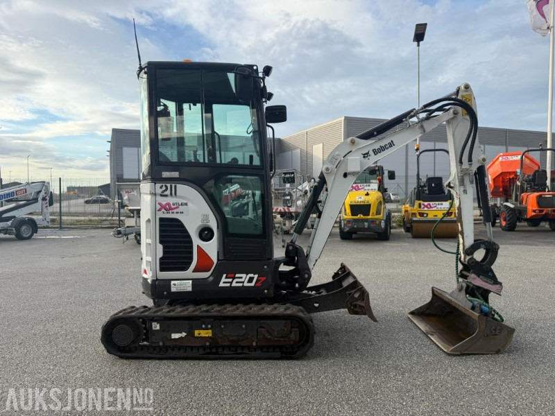 2021 Bobcat E20Z minigraver - servicehistorikk - 2 skuffer. - Minigravemaskine: billede 2 2021 Bobcat E20Z minigraver - servicehistorikk - 2 skuffer. - Minigravemaskine: billede 2
